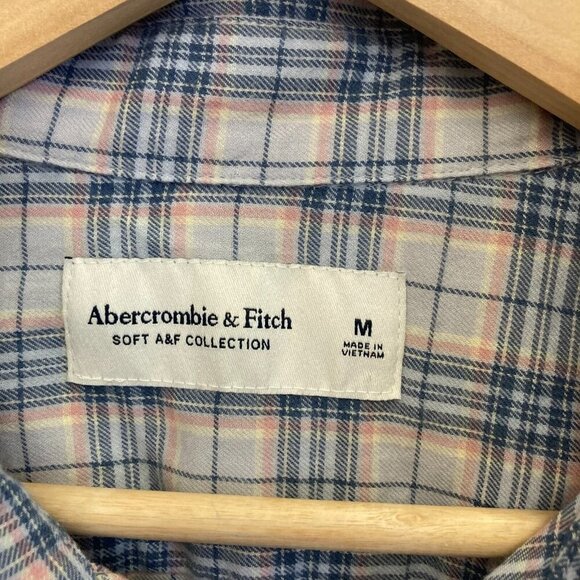 Lot of 2 Abercrombie & Fitch Soft Button Up Shirt Womens Medium M Lightweight - Picture 4 of 16